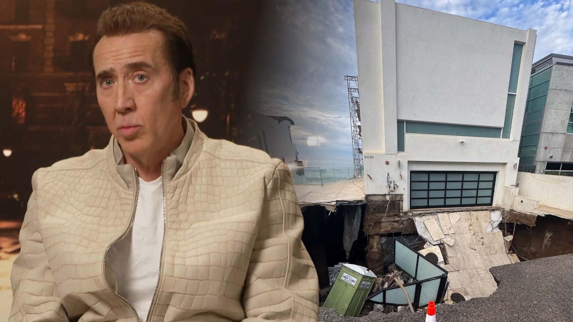 Nicolas Cage fights to save $10.5M Malibu home from growing sinkhole