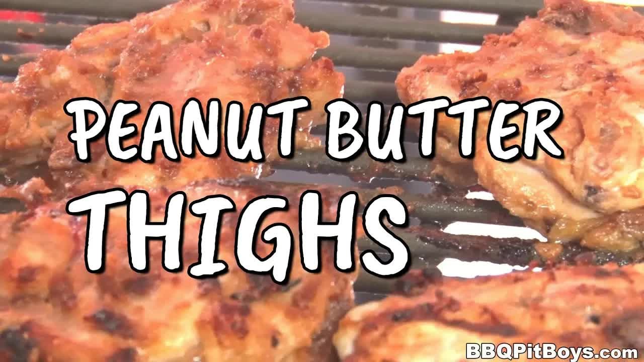 Peanut butter transforms classic grilled chicken thighs with a ...