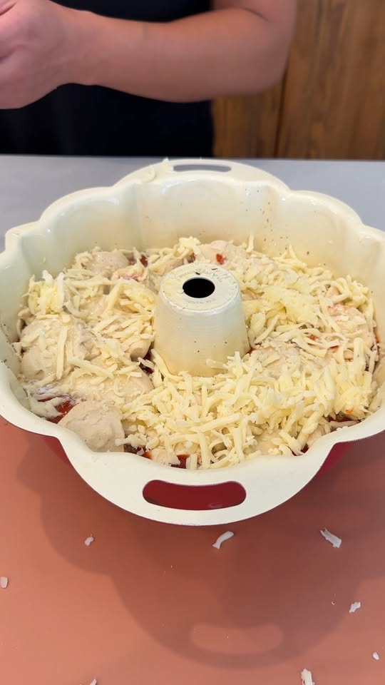 Bundt pan pizza with a fun twist