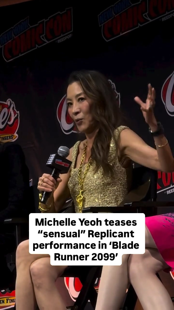 Michelle Yeoh teases sensual replicant performance in 'Blade Runner 2099'
