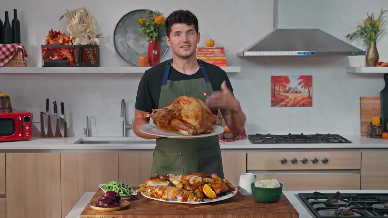 He made Thanksgiving turkey in just 2 hours instead of 5... here's how