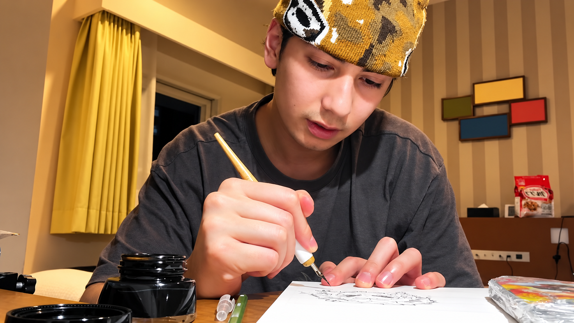 Can three manga chapters be drawn in 30 days?