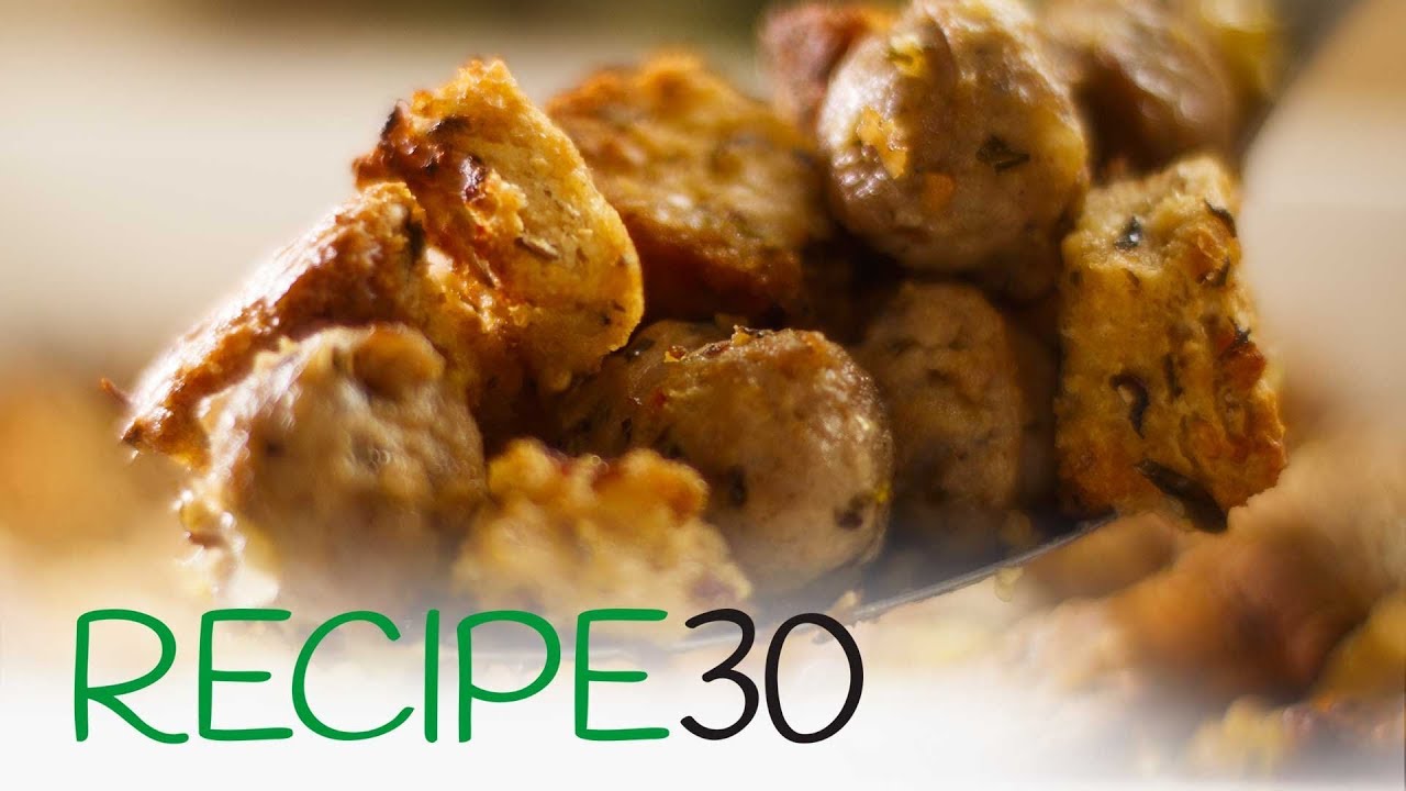 Rustic Italian stuffing: ASMR vibes 🎧