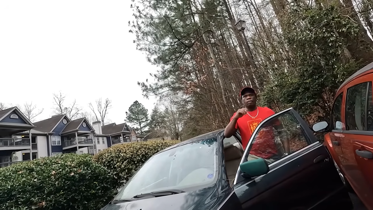 Male Karen gets in tow driver's face - then karma hits the office instead