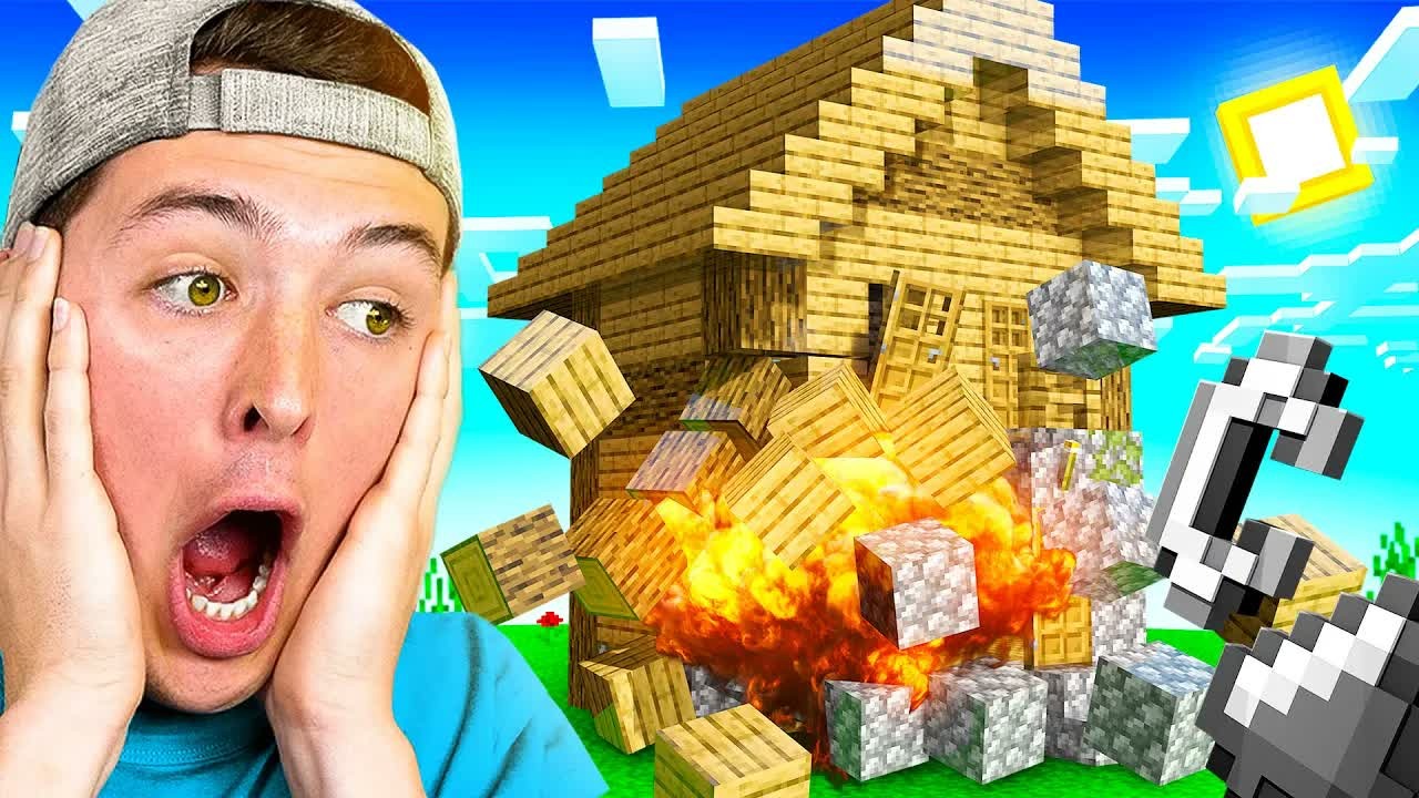 Destroying Minecraft with real life physics!