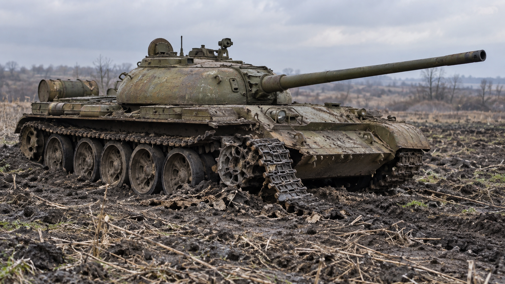 Russia’s remote-controlled T-54 bomb was stopped in Ukraine (2023)