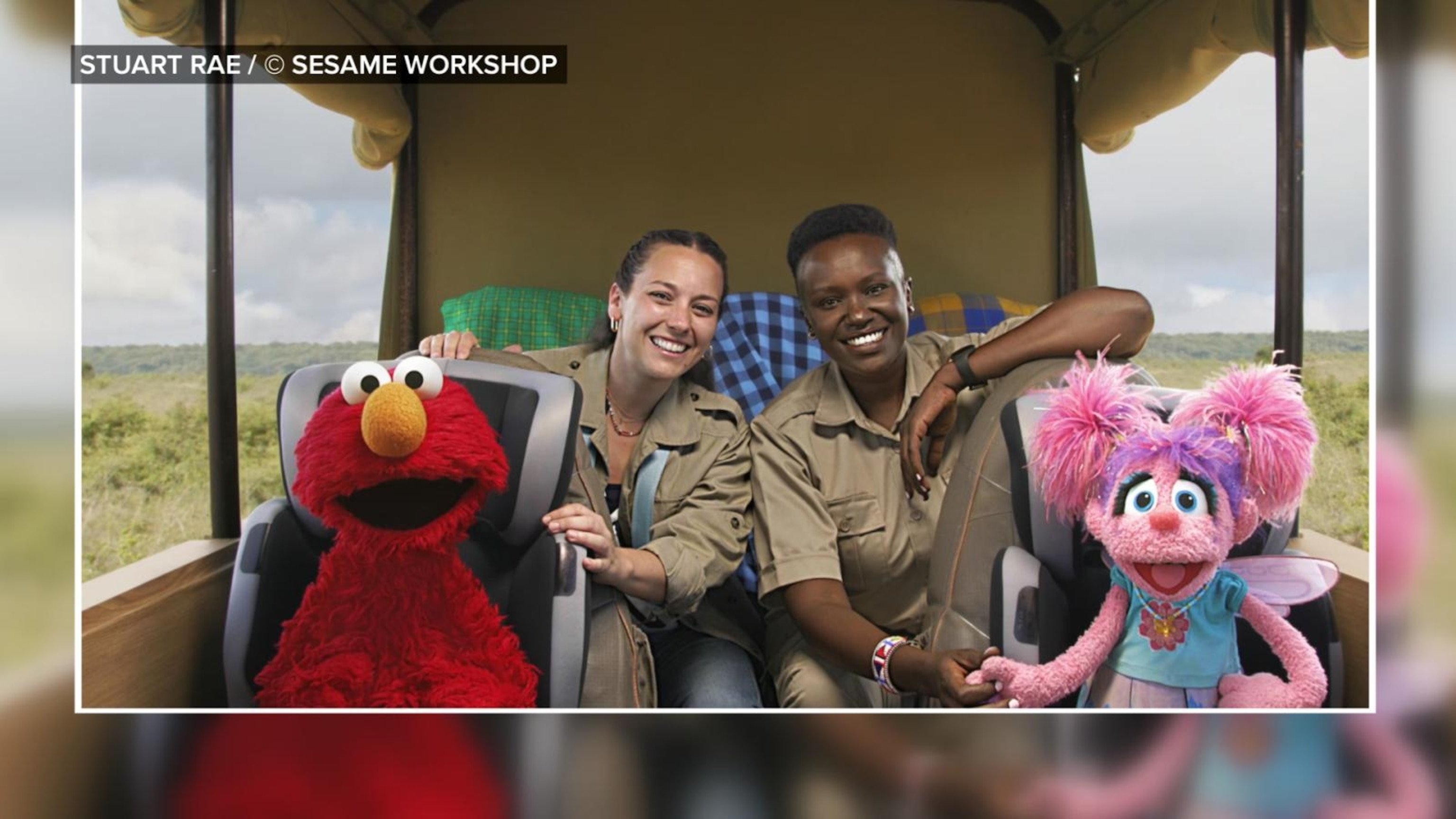 Elmo goes on safari with friends from 'Sesame Street'