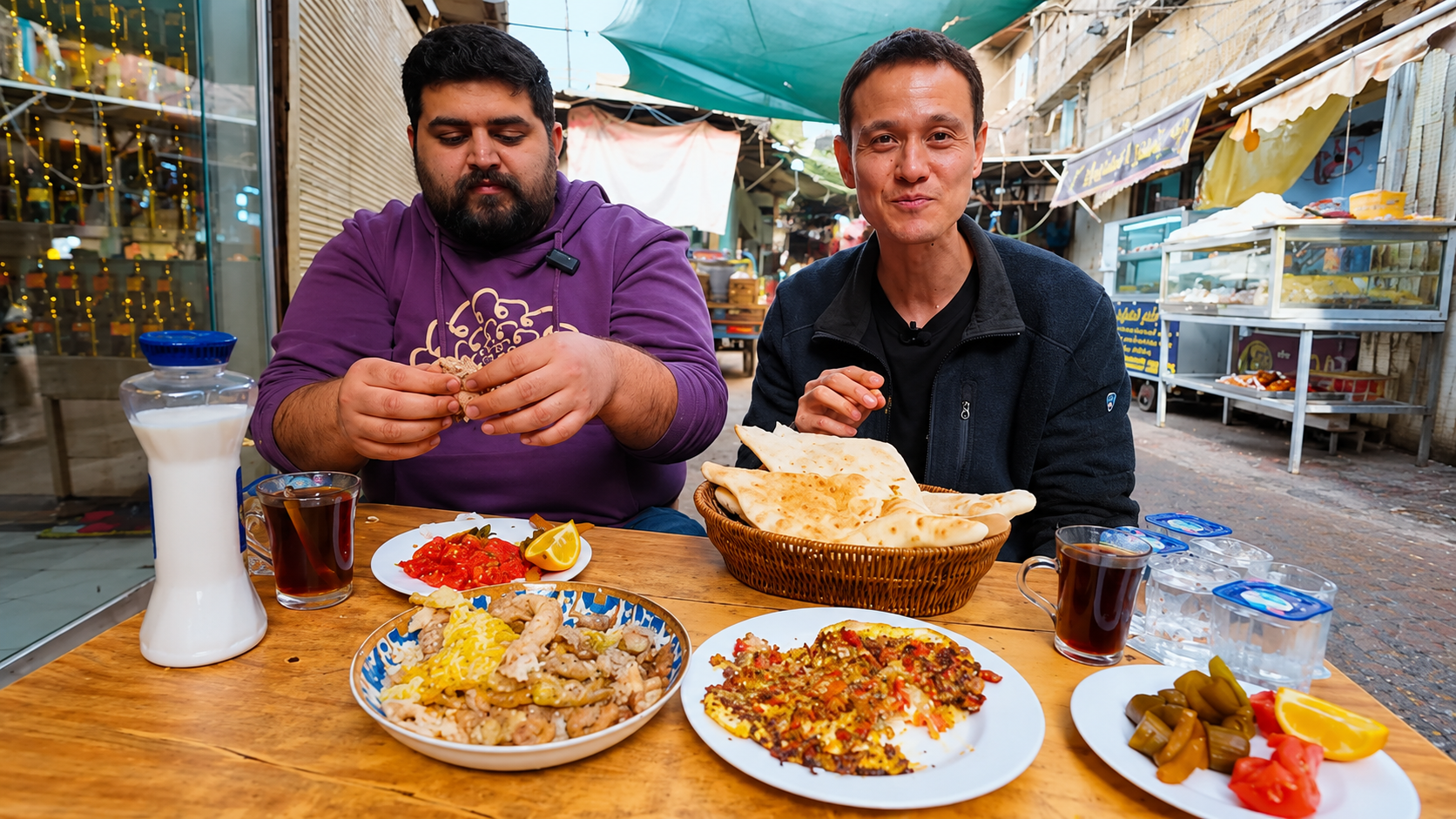 From street kebabs to a surprising breakfast… a day eating in Iraq