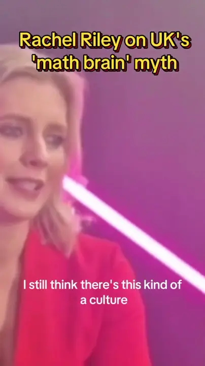 Countdown star Rachel Riley on myth of the 'maths brain'