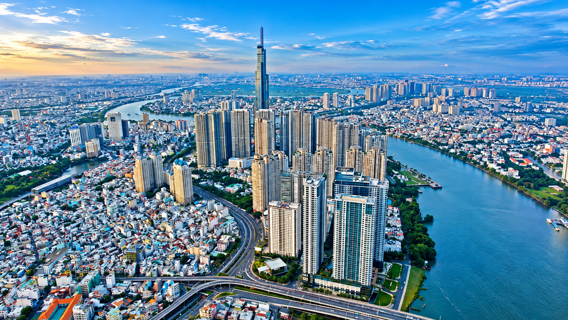 Vietnam's Landmark 81 has an unusual stepped design
