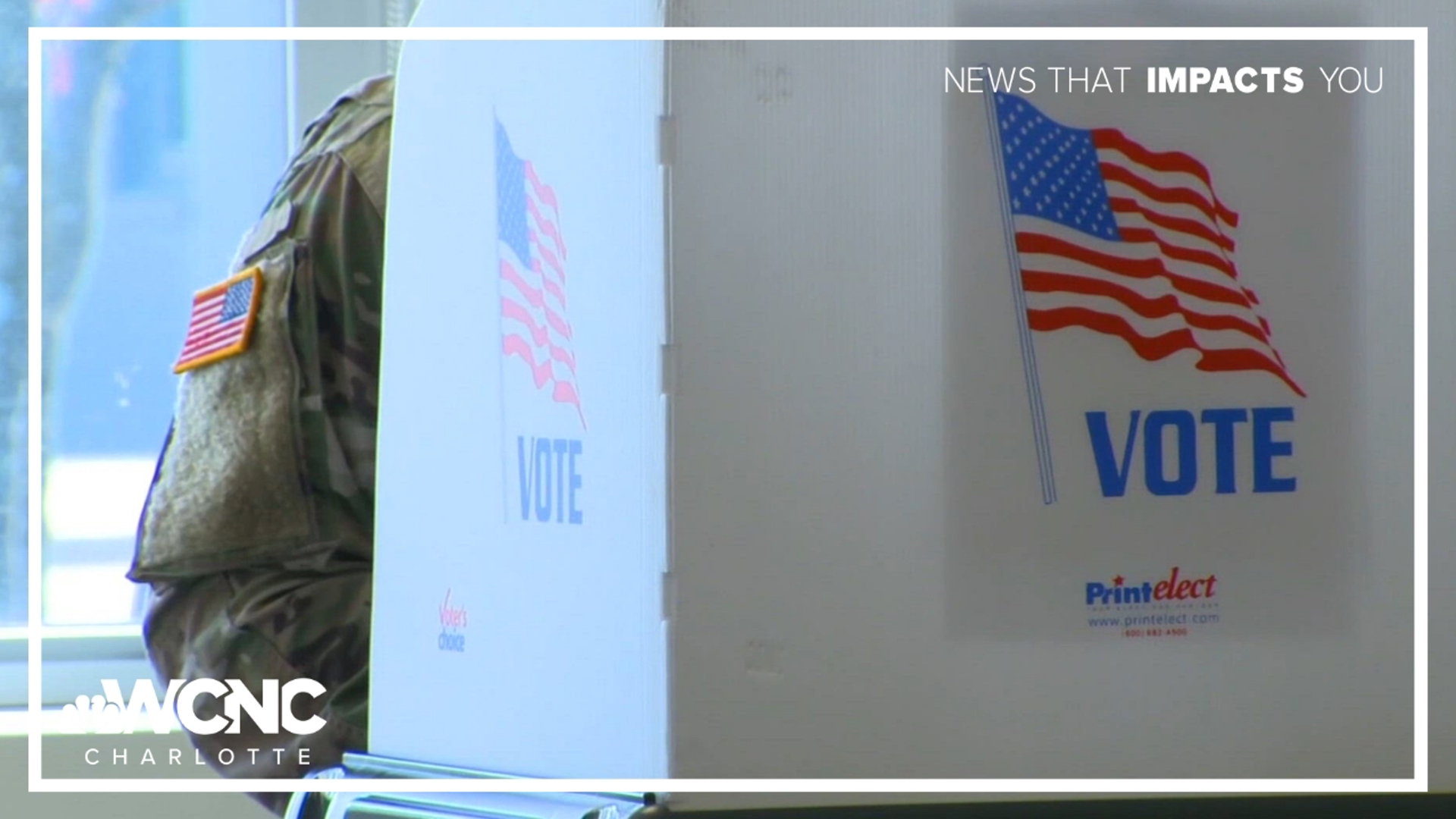 North Carolina voters head to polls for first day of early voting