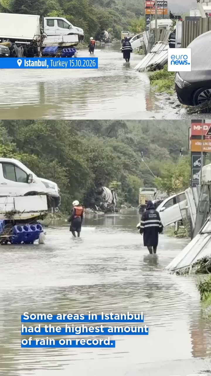 At least two killed after heavy rain and widespread flooding causes ...