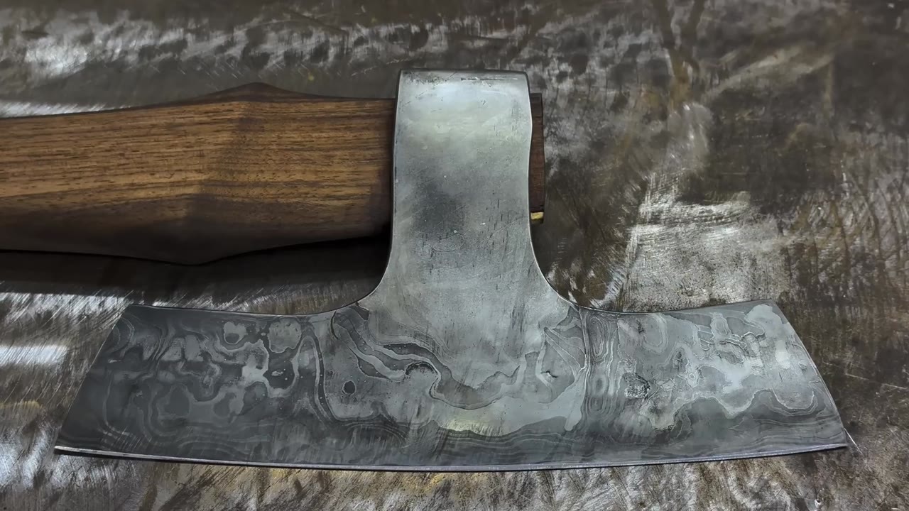 They twisted red-hot steel, split it open… then forged an axe