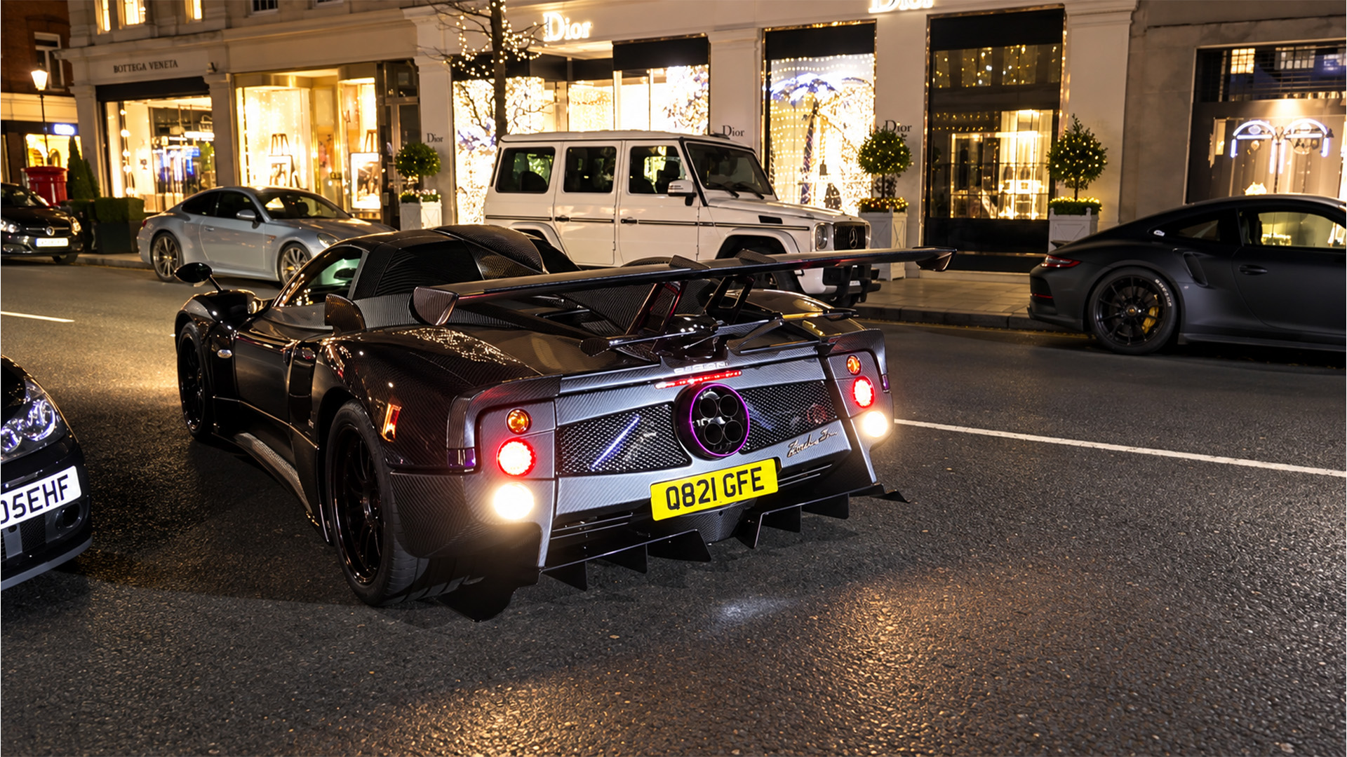 A millionaire’s Pagani Zonda makes the rear view worth a look