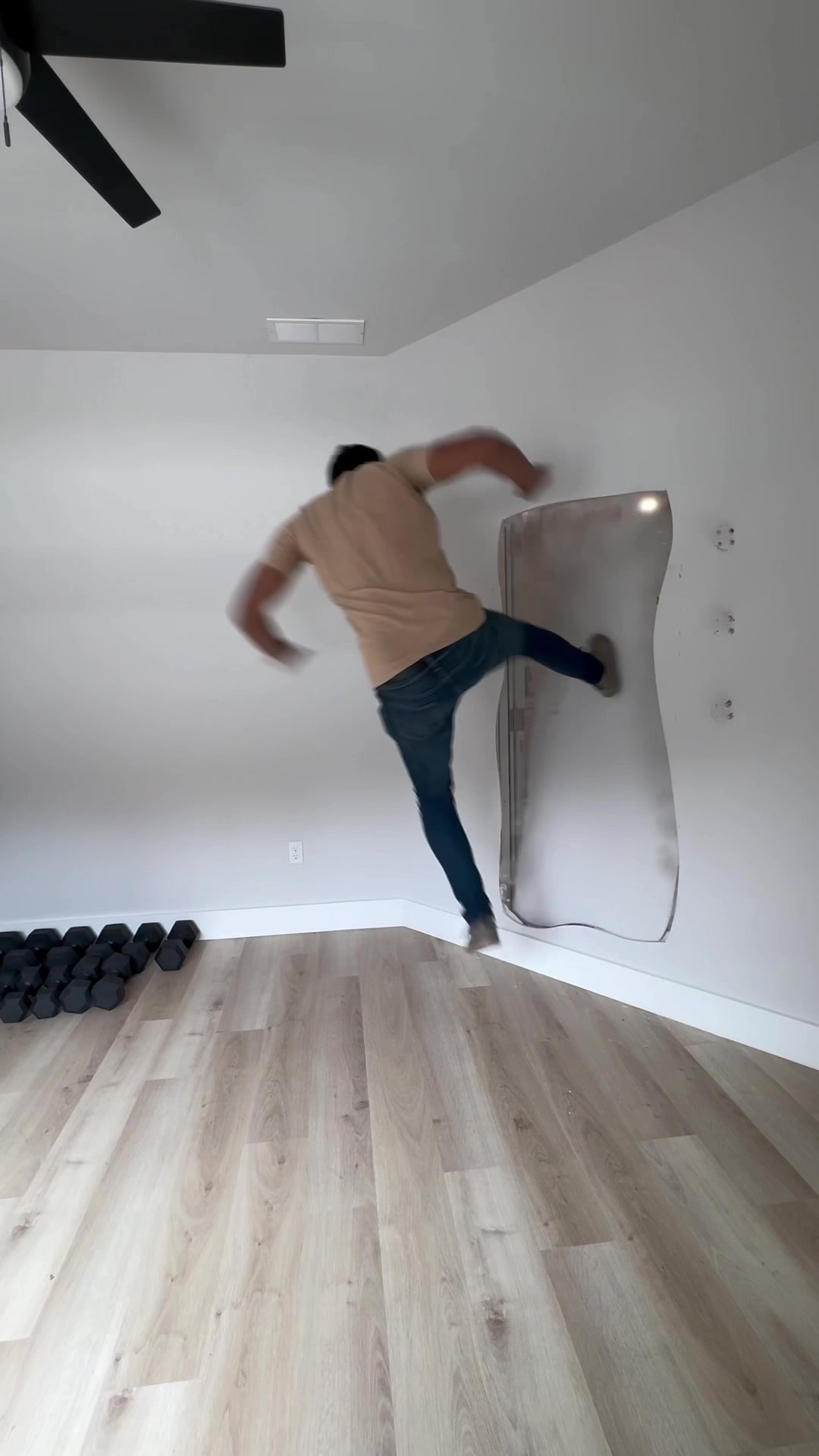 A basement renovation takes an unexpected turn