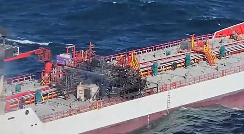 Seven sailors missing after drones hit two ships near Romania