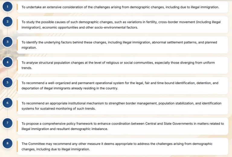 Demographic changes panel under MHA asks citizens to report evidence ...
