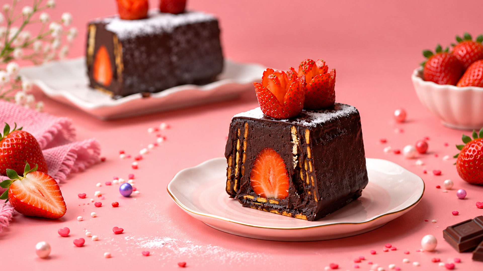 Quick and easy chocolate cake decorating tutorials