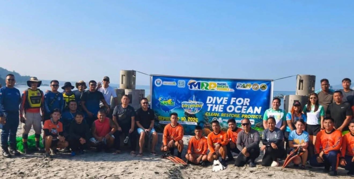 30 divers, volunteers take part in Zambales coastal cleanup, artificial ...