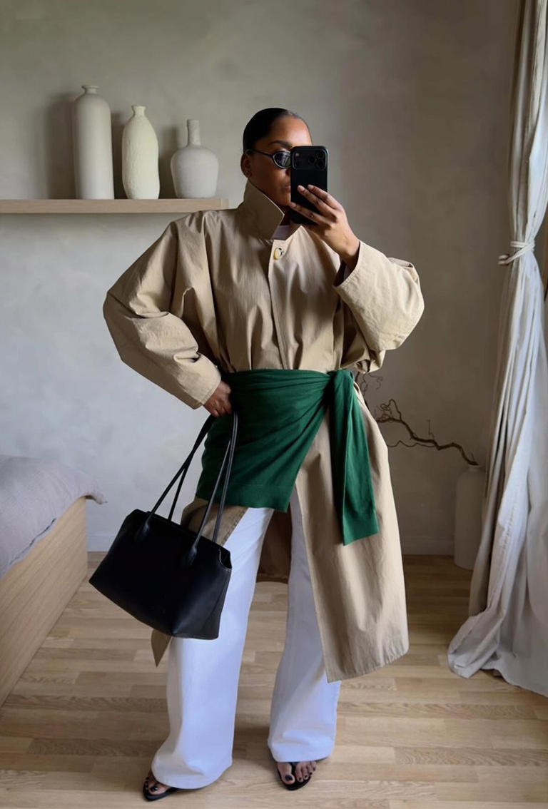 If You Like Parisian Style, Wear Your Sweaters Like This, This, and This