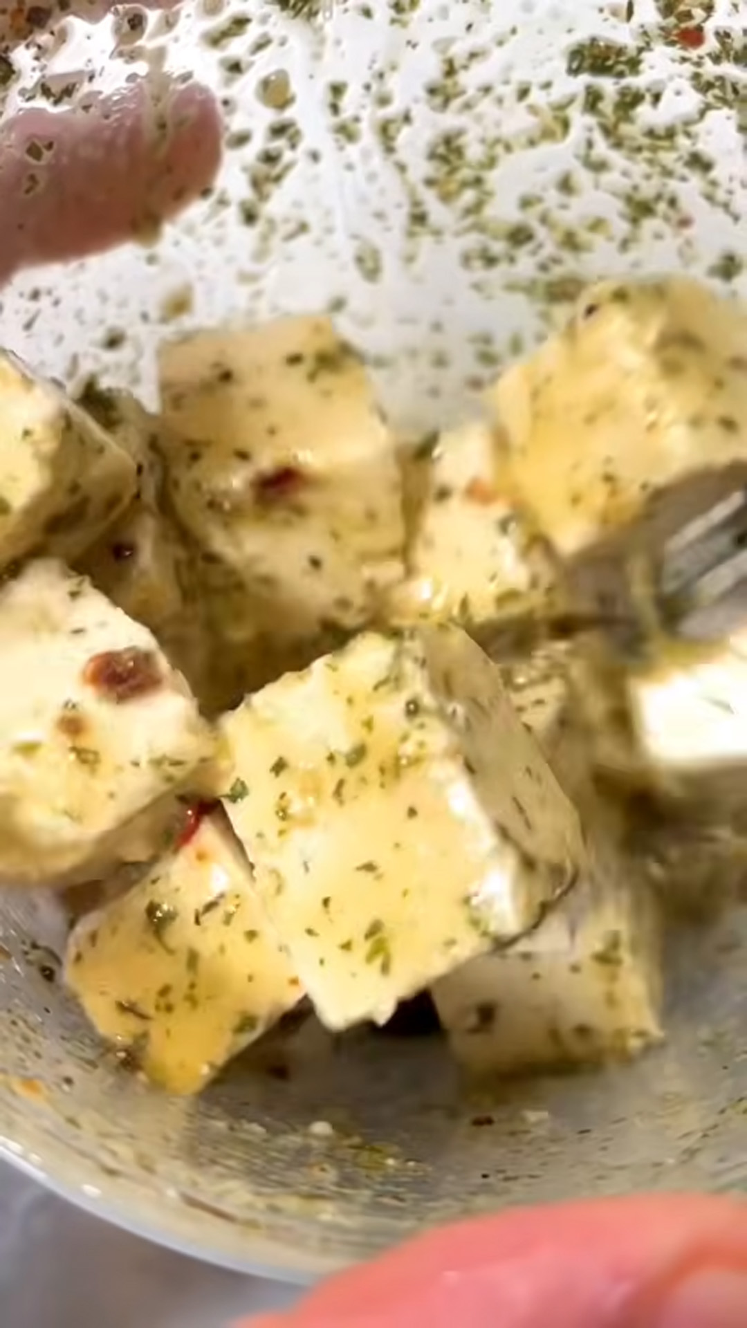 How to make delicious vegan feta cheese from tofu