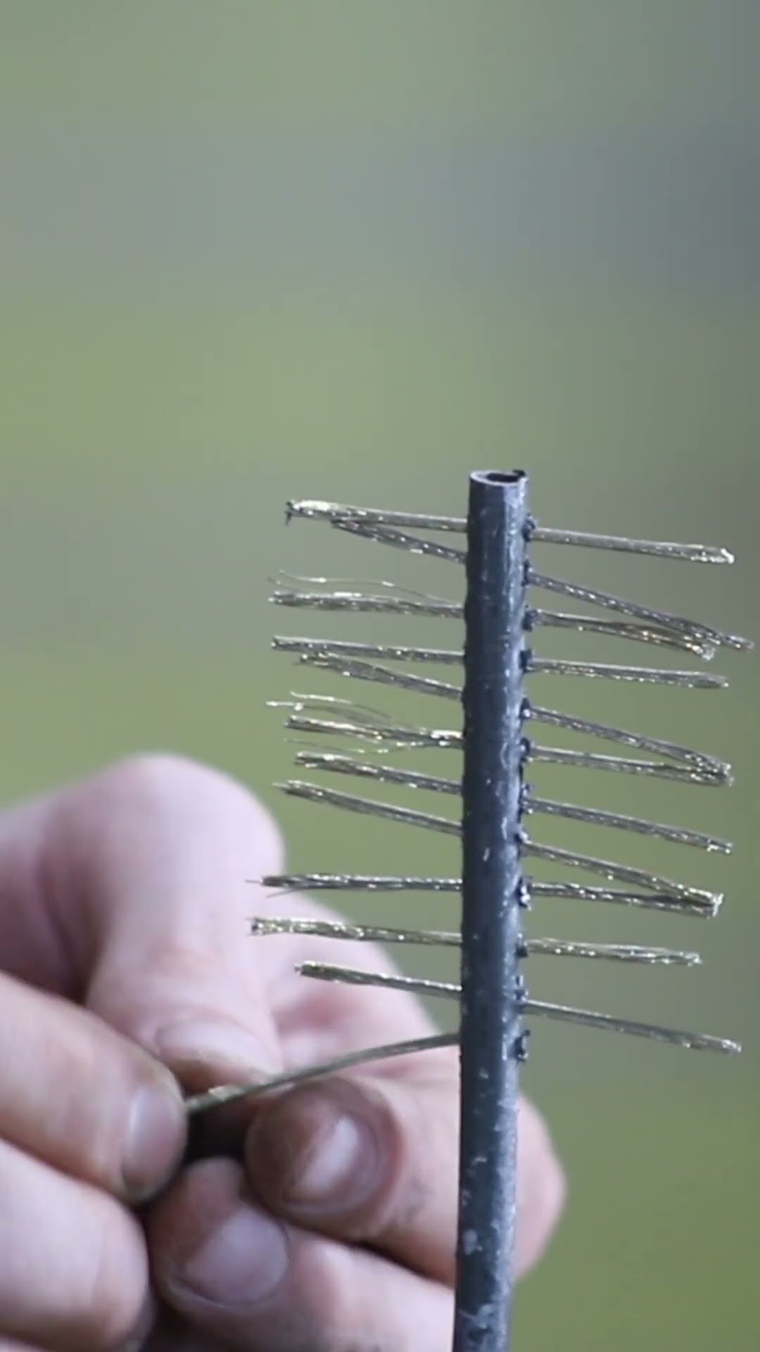DIY pipe cleaning brush: Easy way to remove rust from inside pipes