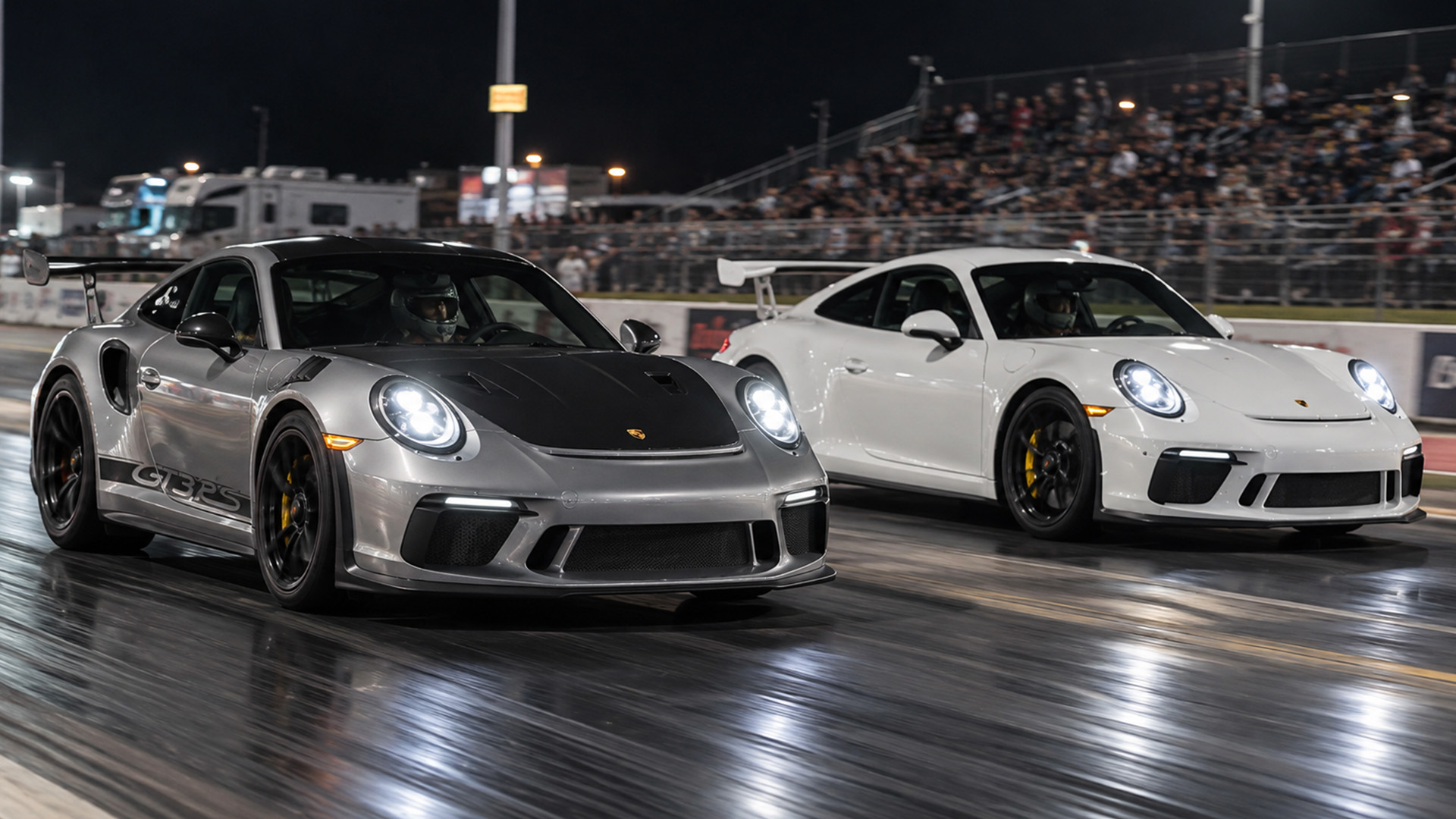 Is the Porsche GT3 RS faster than the GT3 in drag race