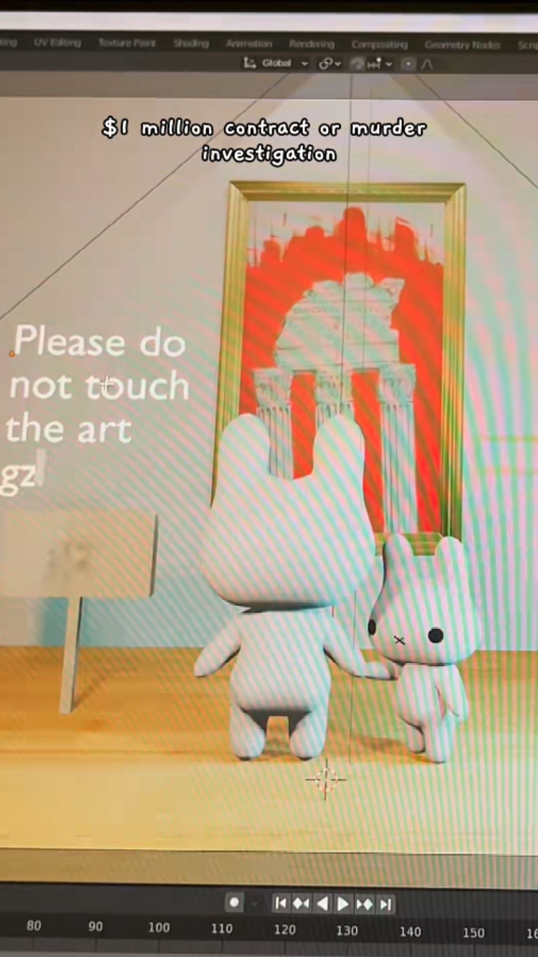 How to create cute 3D bunny characters using Blender