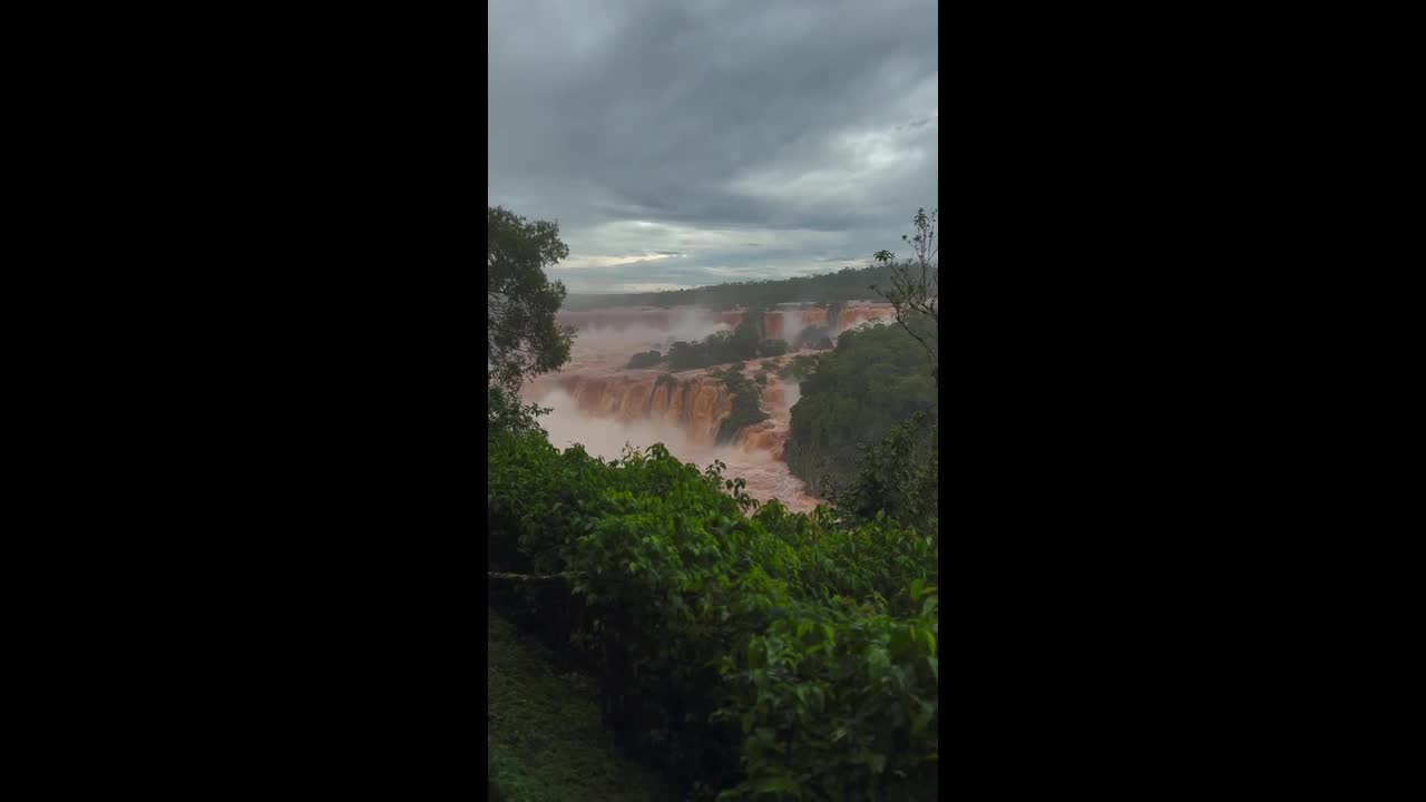 Iguazu Falls surge to nearly eight times normal flow as torrents pour ...
