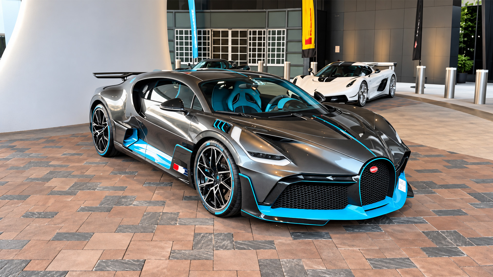 A $5.8 million Bugatti Divo holds the spotlight among hypercars