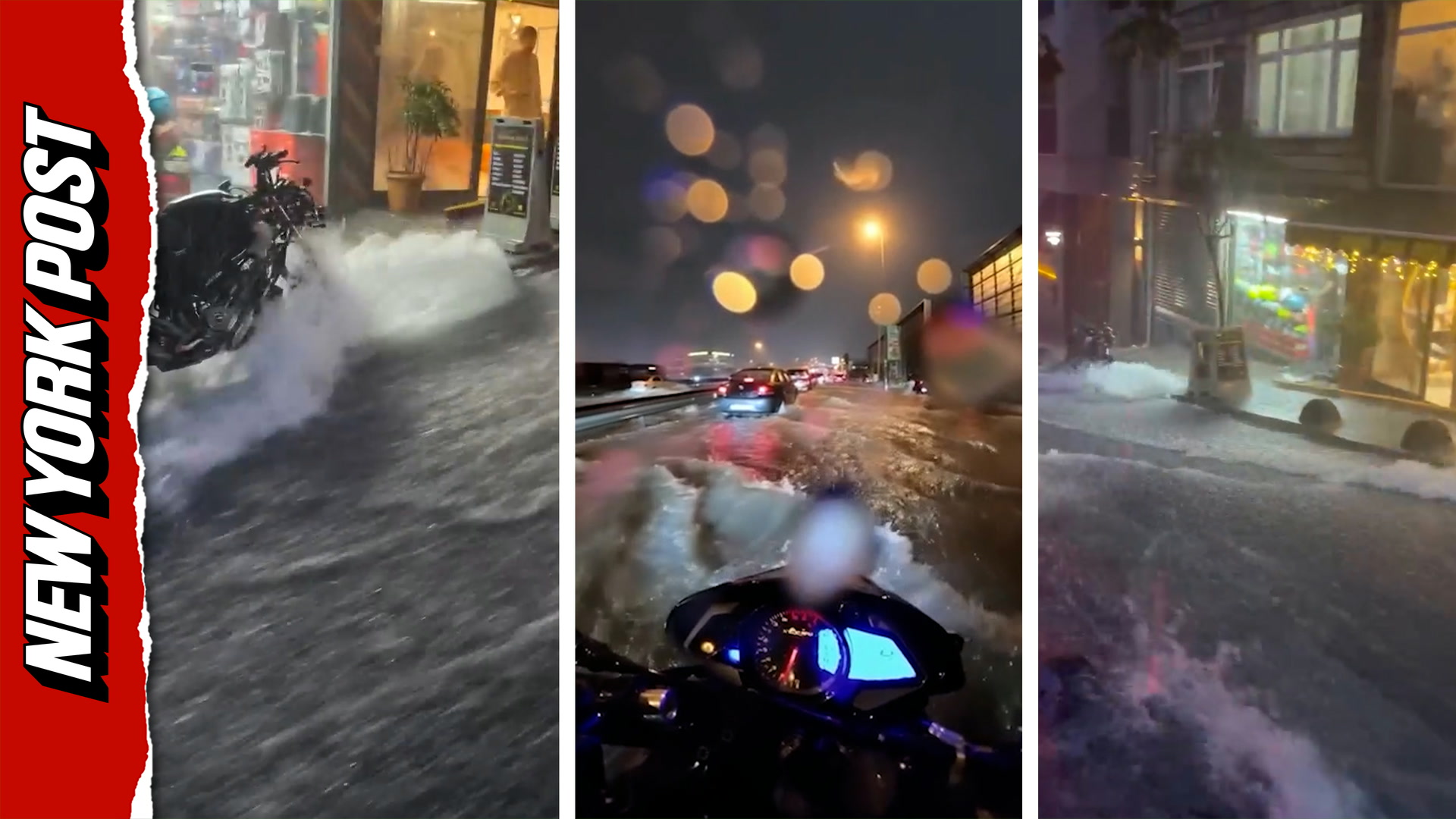 Torrential downpour triggers raging flash floods across Istanbul ...