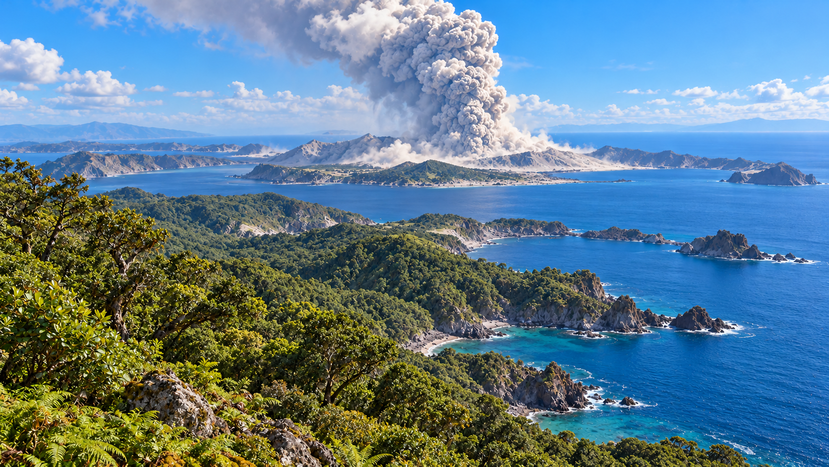 Ancient volcanic eruption brought population collapse and coastal ...
