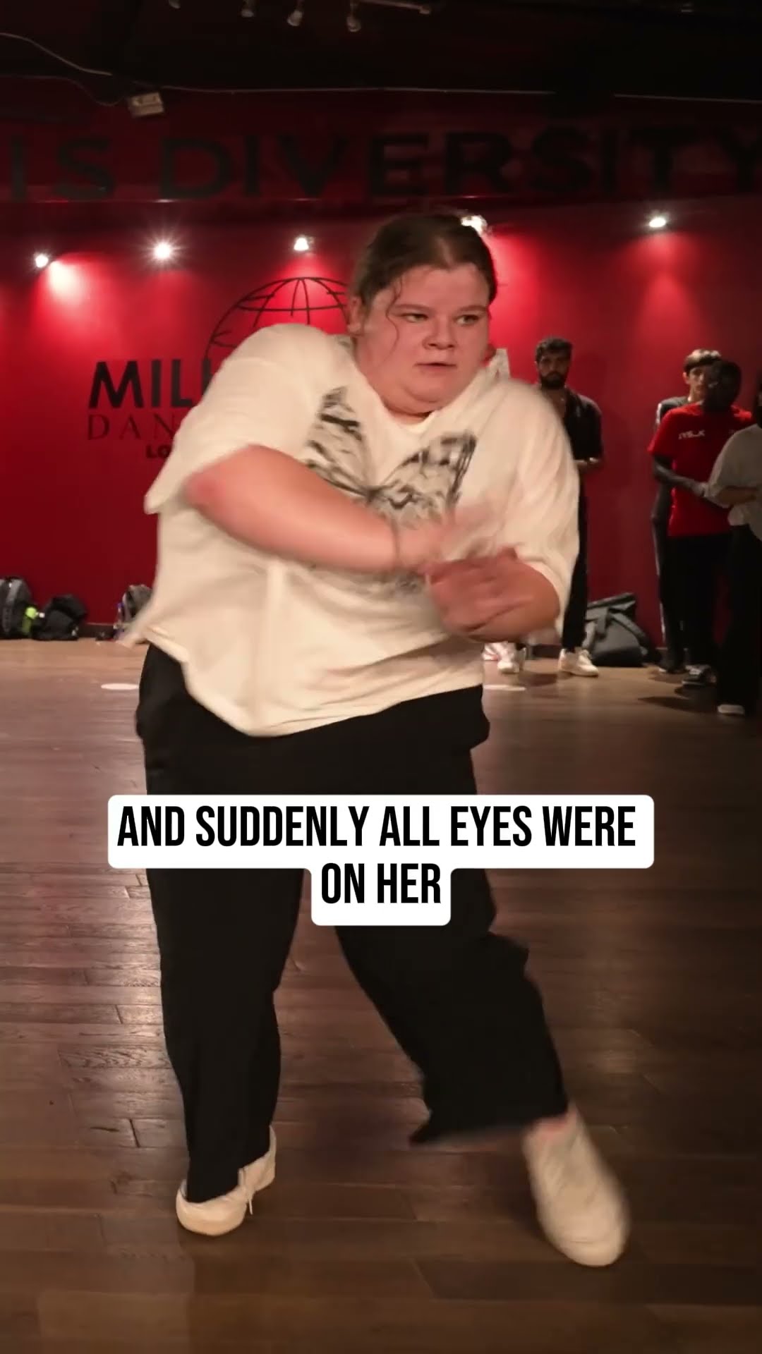 Lizzy's surprise dance moves!