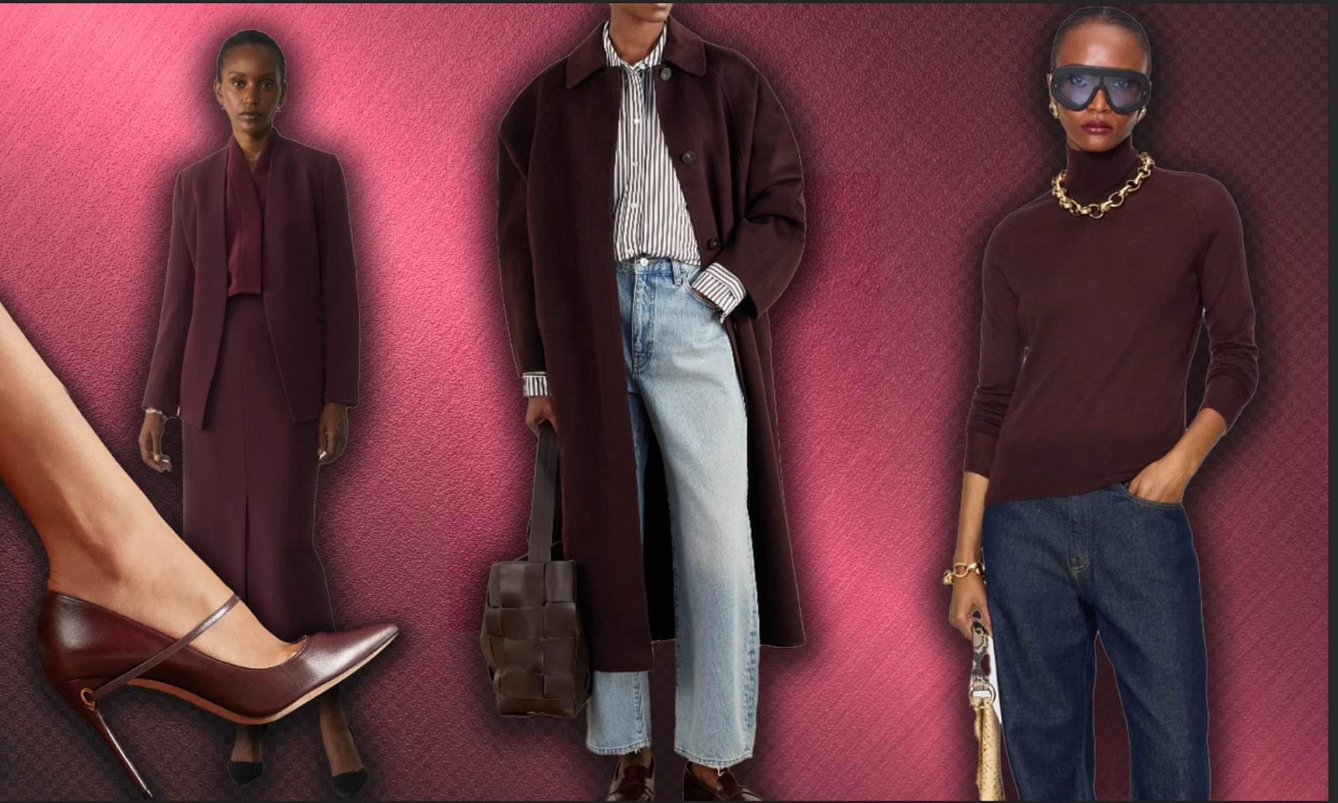 Meghan just stepped out in a very Princess Kate coded burgundy outfit