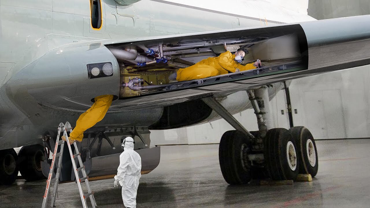 Why US airmen have to crawl inside aircraft fuel tanks for repairs