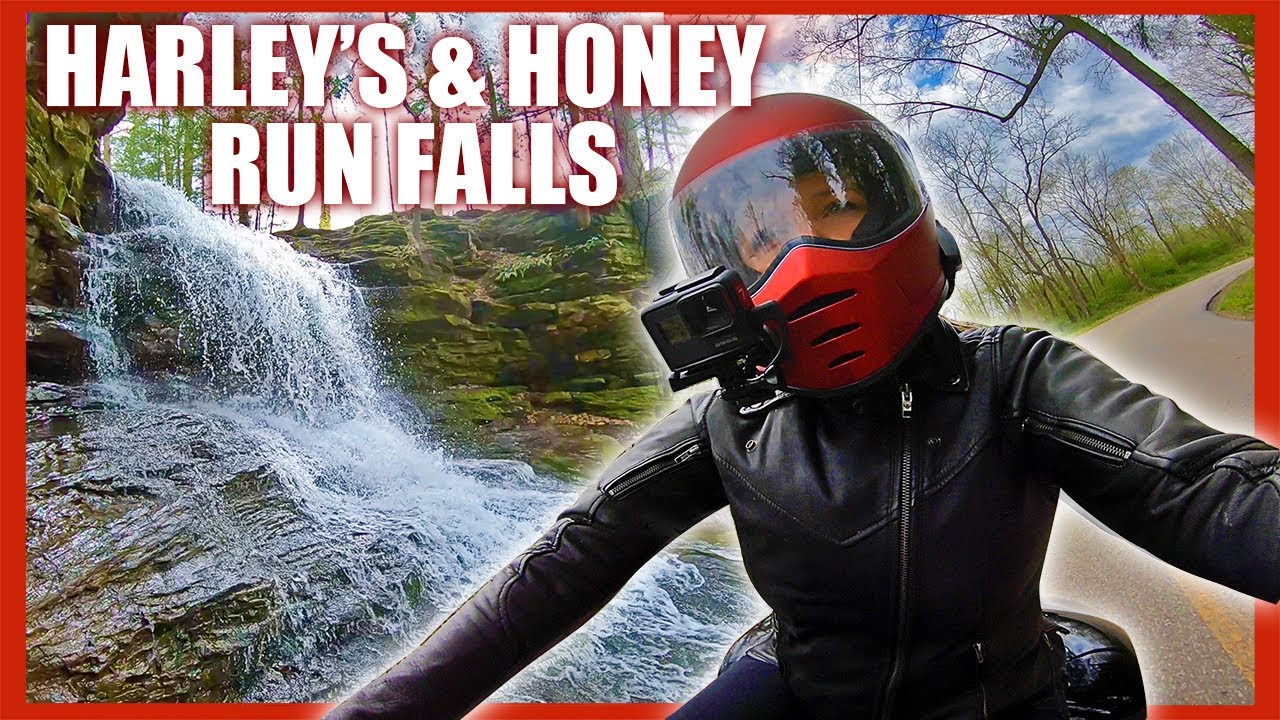 Chasing waterfalls on my Harley-Davidson