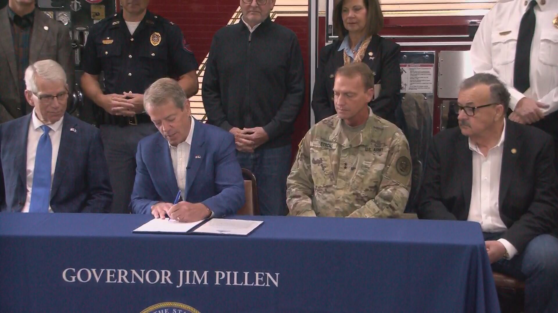 Gov. Pillen signs executive order pertaining to public safety