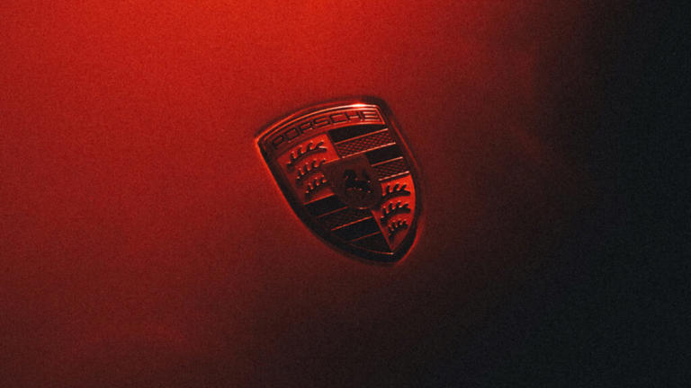 Porsche’s Mission S was uncovered on a Manhattan pier the night before ...