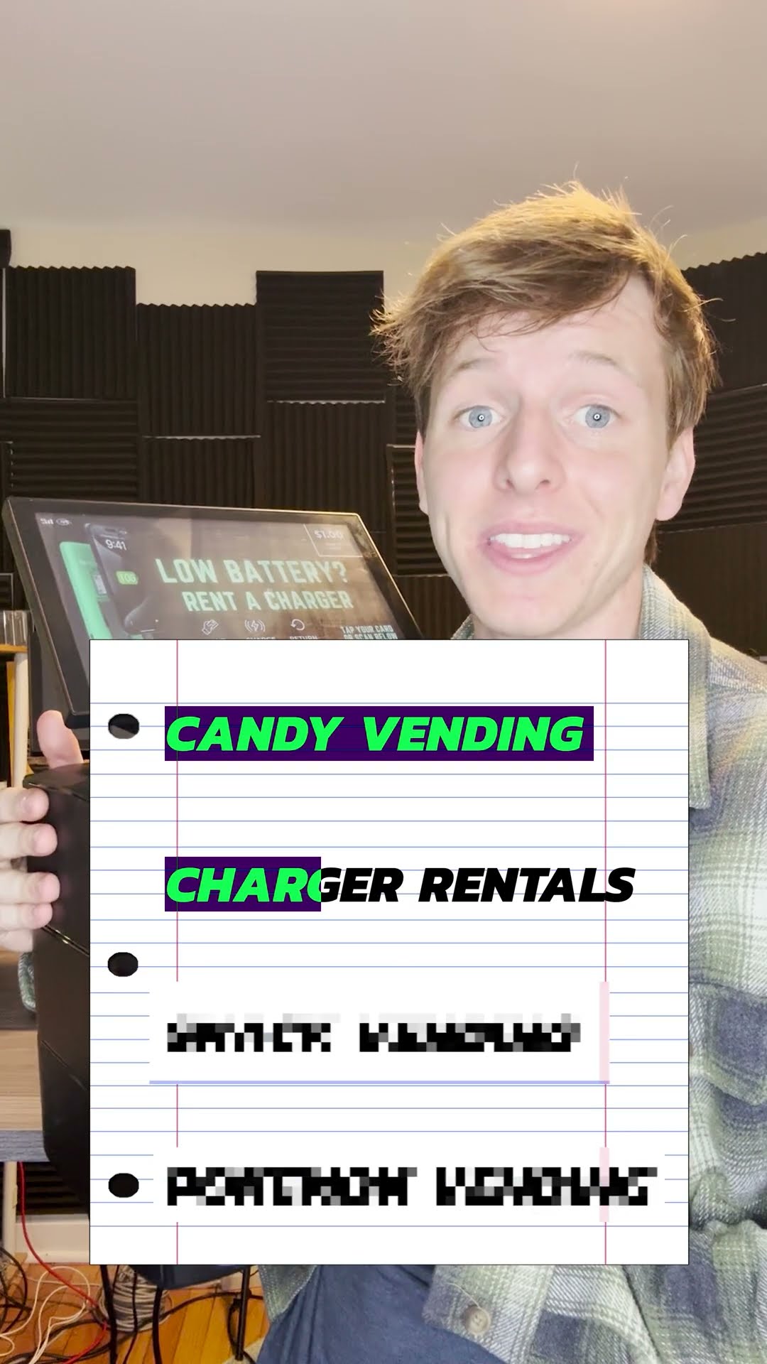 Vending machine budget test!