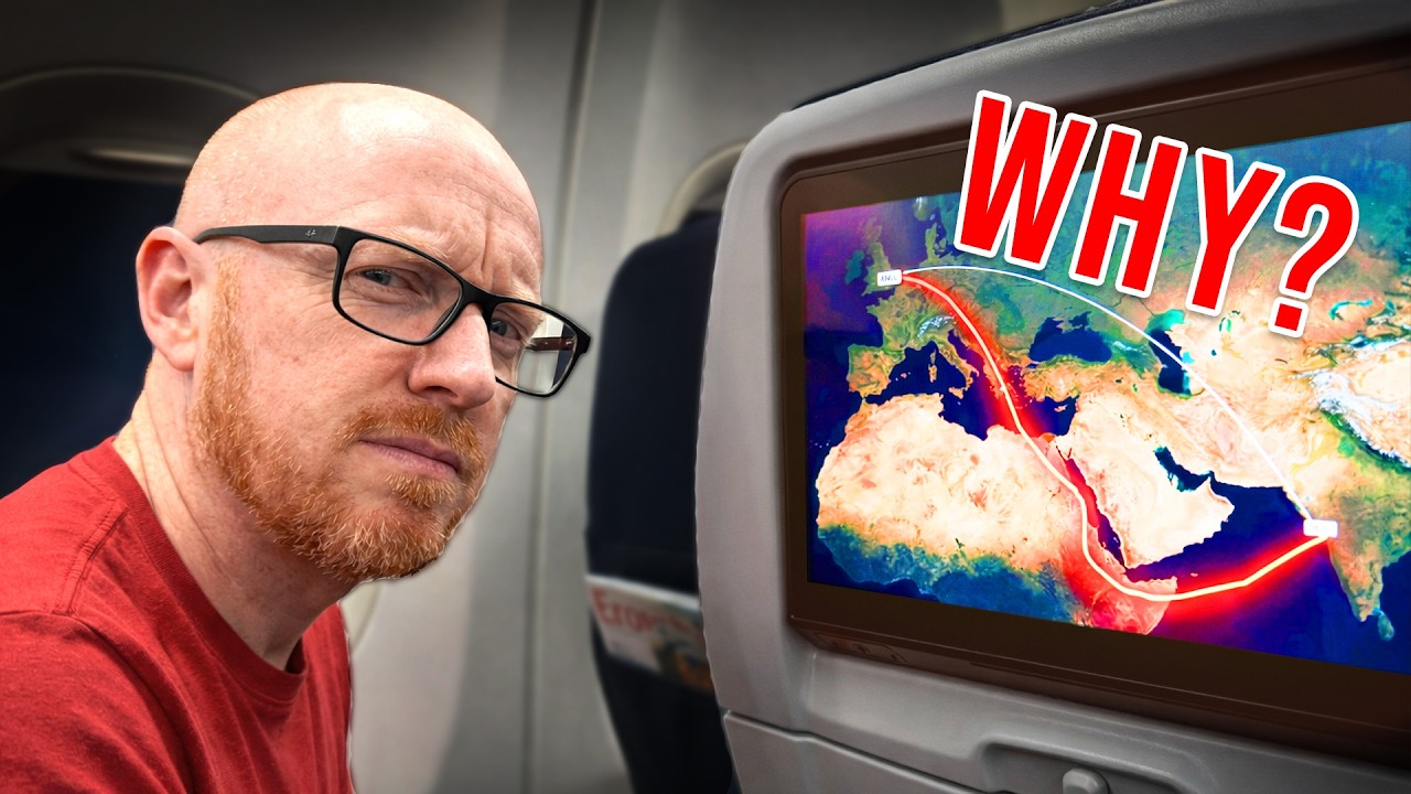 This budget flight to India takes a very unexpected route!