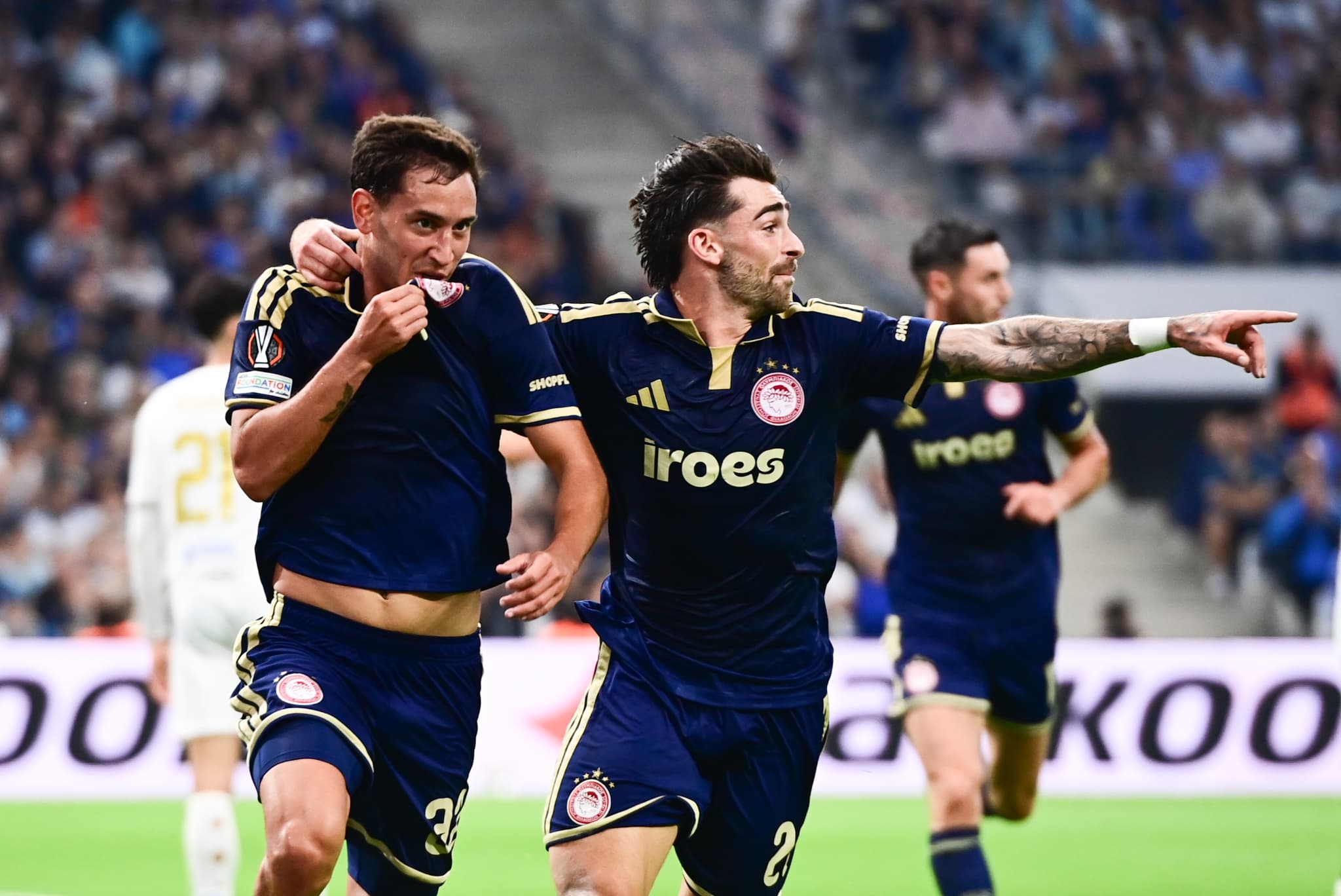 OM-Olympiacos: Faute ou pas sur Abdelli? L'ouverture du score des Grecs ...