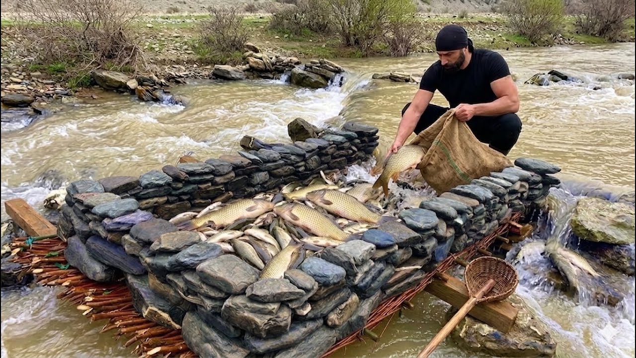 The most effective primitive fishing method