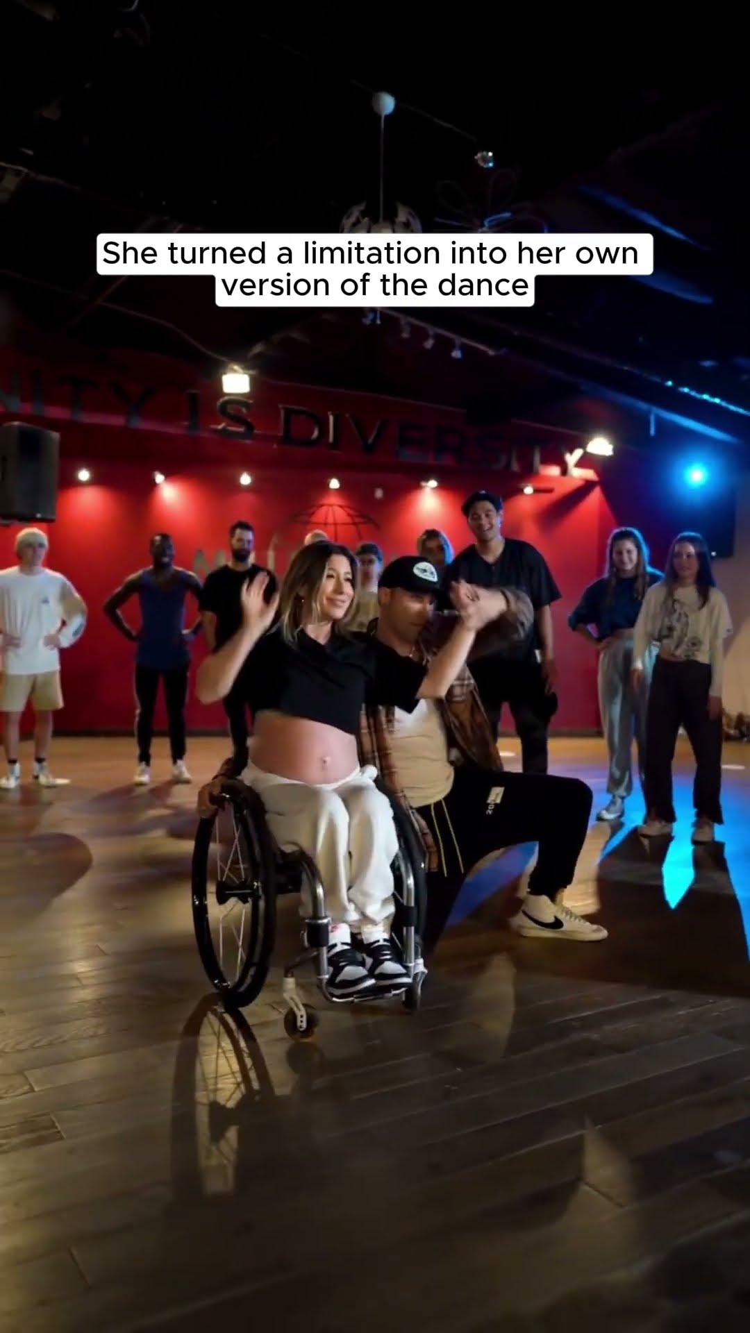 Inspiring wheelchair dance adaptation