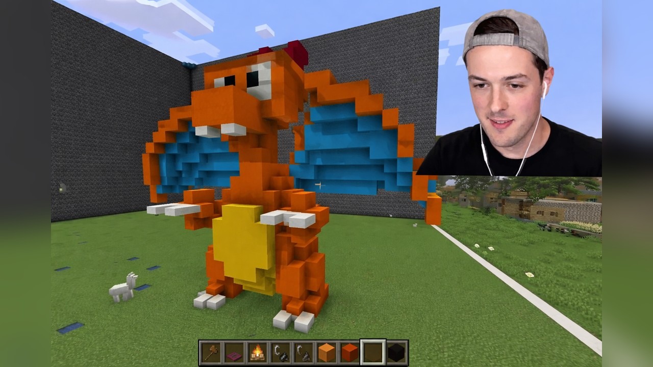 BeckBroJack hires a pro builder for a Pokémon Minecraft build battle ...