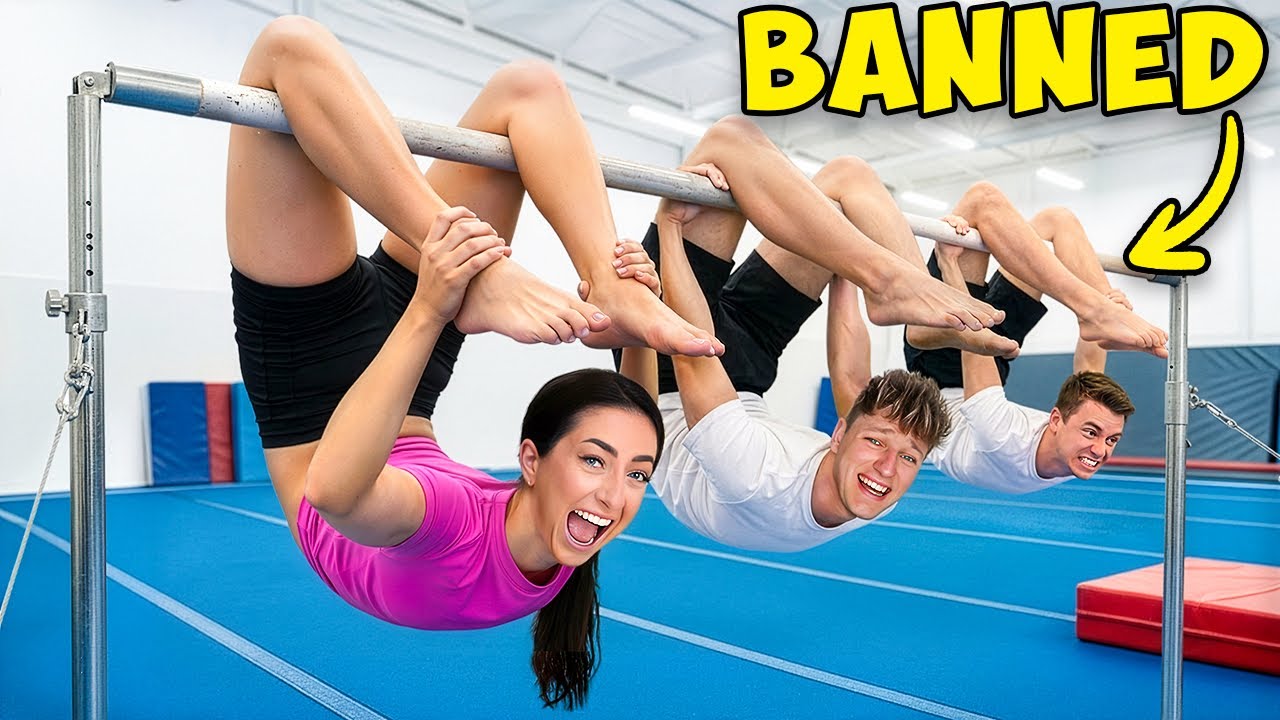 Men try banned contortion skills!