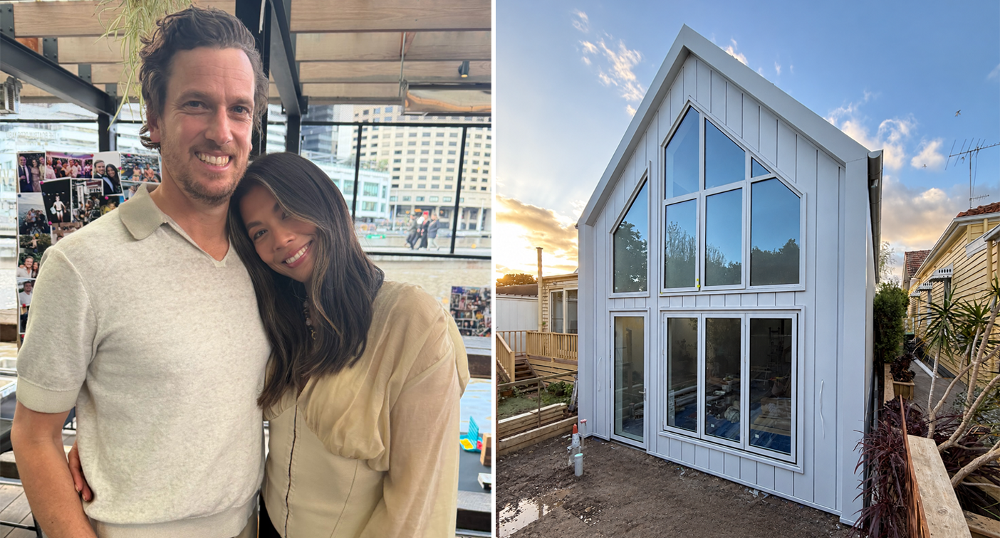 Aussie family squeeze prefab home into inner city block despite council ...