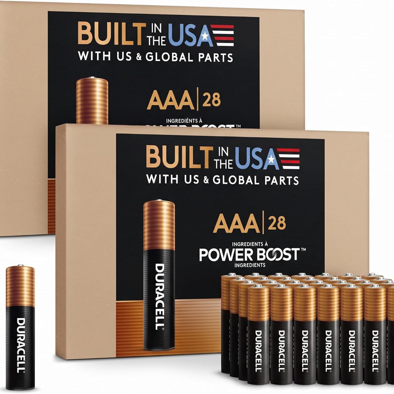 Amazon's discounted Duracell battery bundle costs less than $0.50 each