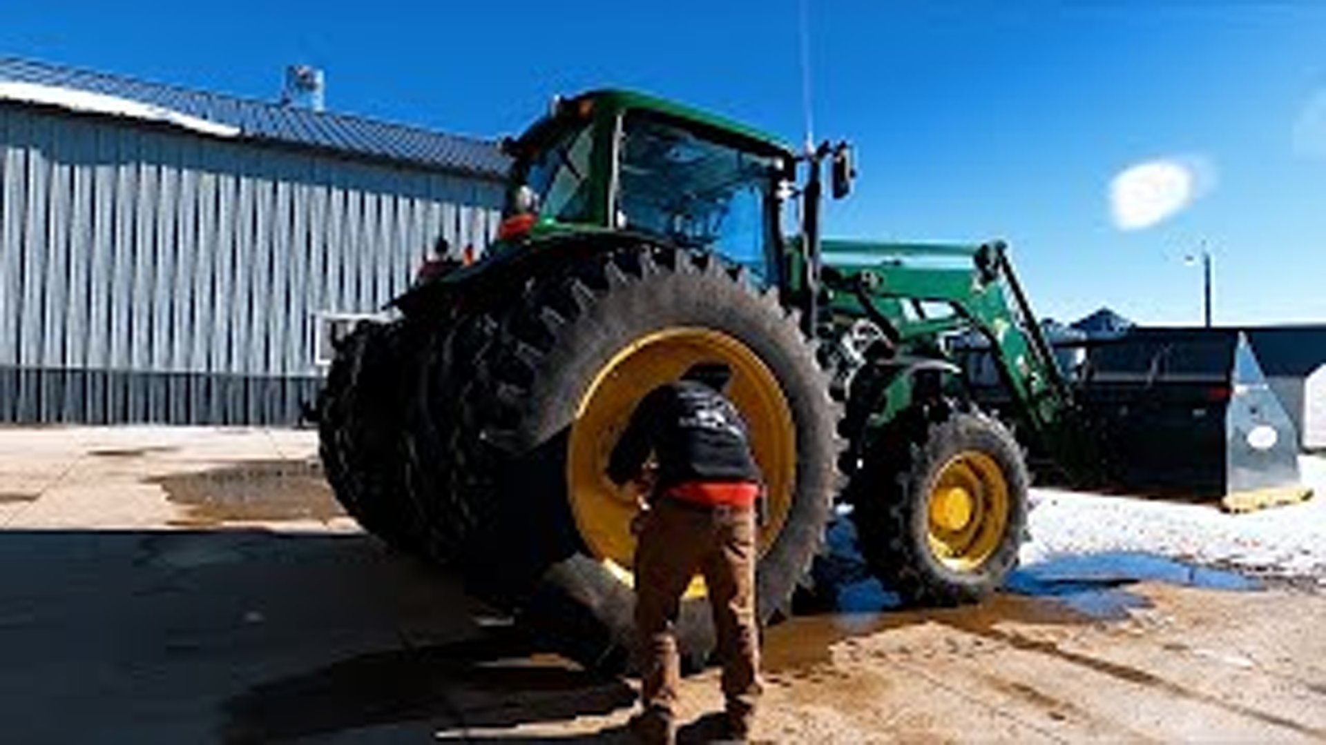 Yard cleanup and farm changes