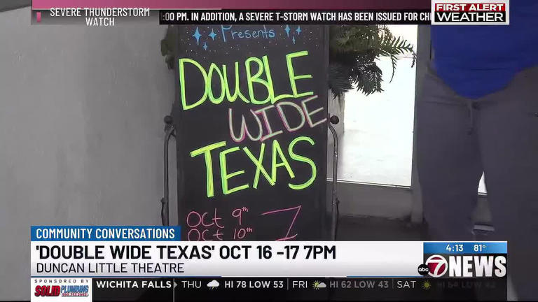 Community conversations: Double Wide Texas play to kick off at Duncan ...