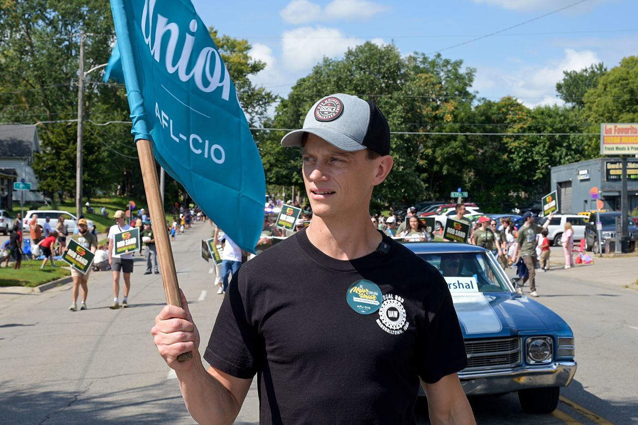 Skateboarding led Rob Sand to politics. Now he’s hosting town halls to ...
